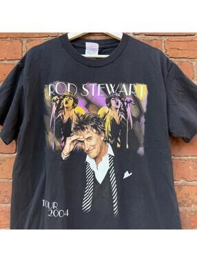 vintage Rod Stewart Maggie may American song book t shirt 04